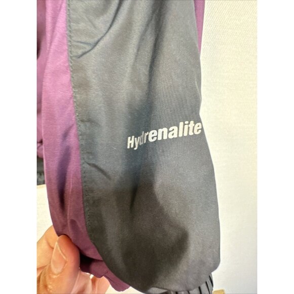 The North Face Women’s Hydrenalite Rain Hiking Hooded Jacket S/P Purple Black - Picture 6 of 14